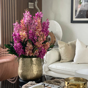 Largeatal artificial plant in bowl