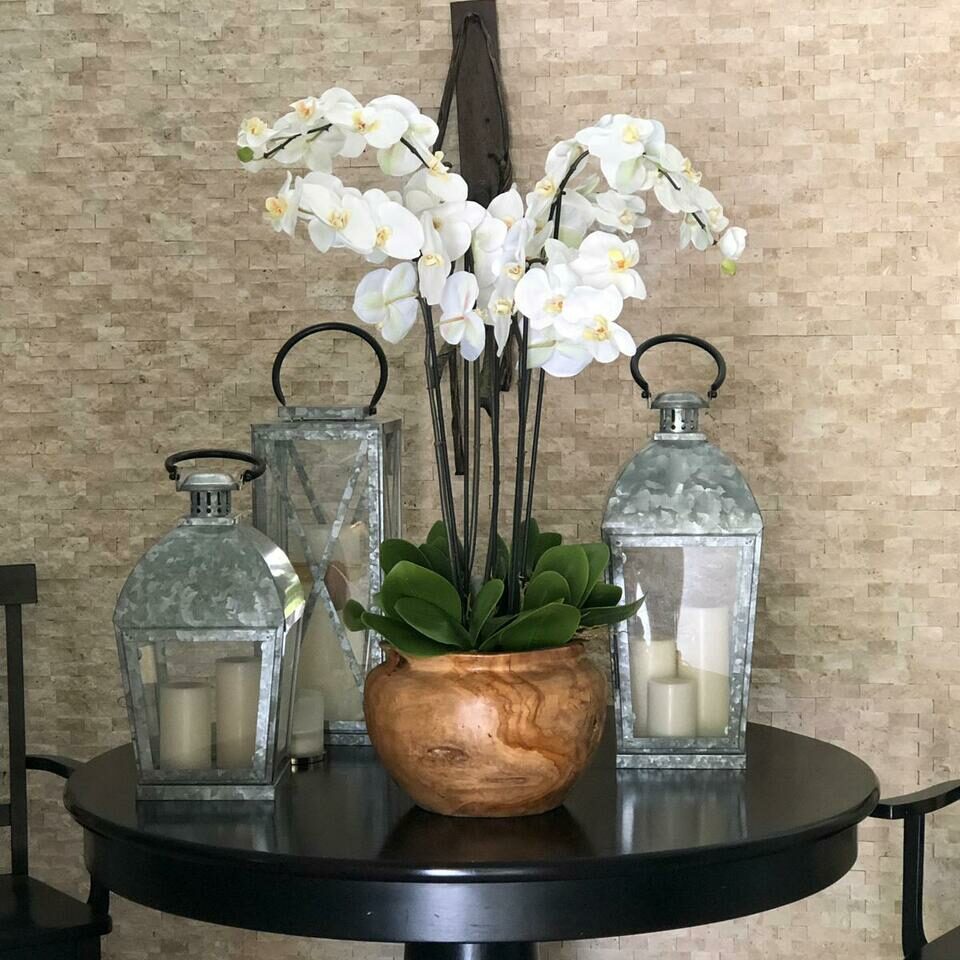 Largeonit artificial plant in bowl