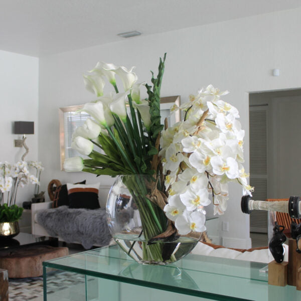 Moavus artificial plant in vase
