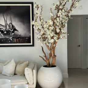 Whiteevol artificial plant in pot